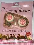 Anne Geddes Baby Nursery Room Round Drawer Pulls Pink 2 Knobs. Fixed Price $12.99.