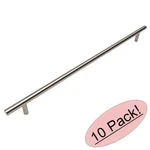 *10 Pack* Slim Line 3/8" Diameter Cosmas Satin Nickel Euro Bar Pull 404-480SN. Fixed Price $64.85.