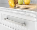 5 Amerdeco Brushed Satin Nickel Kitchen Cabinet Pulls 7-1/2 Inch Hole Centers. Fixed Price $22.49.