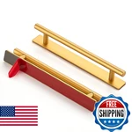 Ravinte 12 Pack Adhesive Cabinet Handles Gold Stick On Peel Push Pull. Fixed Price $66.51.