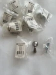 8 Lot Brainerd Satin Nickel Monte Knob Pull Cabinet Drawer P23025W. Fixed Price $12.00.