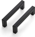 30 Pack Matte Black Square Cabinet Handles - Stylish Kitchen Drawer Pulls. Fixed Price $84.99.