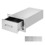 14X8.5X23IN Double Glide Drawer Stainless Steel Surface Mount With Grip. Fixed Price $112.99.
