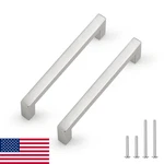 Probrico 25 Pack Hole Centers Inch Brushed Nickel Kitchen Cabinet Pulls,square. Fixed Price $79.42.