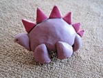 Emenee Dinosaur Stegosaurus Purple / Pink Cabinet Door Drawer Pull Knob. Fixed Price $8.50.