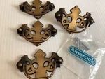 Set Of 4! Brass Amerock Drawer Pulls Drop Handles 3" /3 Long #573ABS. Fixed Price $14.00.