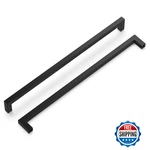 Hickory Hardware 5 Pack Solid Core Cabinet Pulls 12-INCH Matte Black Handles. Fixed Price $27.87.