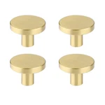 Rzdeal Cabinet Knobs,solid Brass Round Dresser Drawer And Pulls Simple .... Fixed Price $21.19.