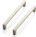 Ravinte 32 Pack Solid 8 Inch Kitchen Square Cabinet Handles Brushed Nickel. Fixed Price $119.99.