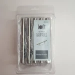Loft 10-PACK Cabinet Bar Pull Nickel Finish 3" Hole Centers 5.25" Long Unused. Fixed Price $19.95.