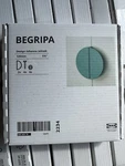 Ikea Begripa Half Round Turquoise Handles New In Box 305.400.78 2-PACK. Fixed Price $7.99.