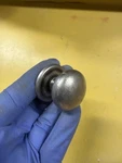 Top Knobs Asbury Victoria 1/4" W/backplate Mushroom In Pewter Antique. Fixed Price $15.00.