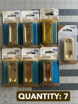 7-PACK Lot National Hardware V141 Flush Cabinet Pocket Door Pull N115-774 Brass. Fixed Price $24.19.