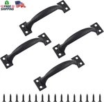 Bivethoi 4PCS Inch Vintage Barn Door Pulls Utility Cabinet Handles, Screw. Fixed Price $9.93.