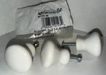 Amerock Cabinet Knob. (3-PACK) BP725-30. 1/4" White Porcelain 36 Available. Fixed Price $5.99.