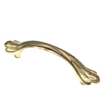 P539-PB Polished Brass 3"CC Arch Cabinet Handle Pulls Belwith Hickory Newport. Fixed Price $5.51.