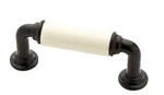 2 Cabinet Pulls Liberty Rustic Ceramic P37507C-VBR-CP 3" Venetian Bronze Bone. Fixed Price $16.95.