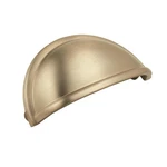Amerock Cup Pulls 3" Center-to-center Golden Champagne Cabinet Drawer. Fixed Price $6.39.