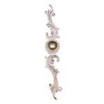 Vintage Amerock French Provincial White Cabinet Knob Backplate BP702-BW. Fixed Price $14.57.