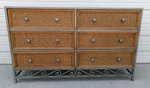Dresser Pier 1 One Miranda Wicker 6 Drawers Rattan Silver Metal Scroll Imports. Fixed Price $399.00.