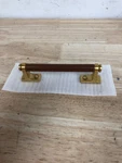 Belwith Keeler B077980LRBGB 5-1/16" Leather Handle/pull Brass/brown. Fixed Price $29.12.