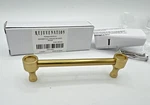 Rh Rejuvenation Hardware Perles Drawer Pull 4" Aged Brass C103477 Pottery Barn. Fixed Price $20.00.