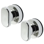 Phituoda 2 Pack Powerful Suction Cup Glass Mirror Door Handle, Silver. Fixed Price $20.41.