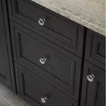 Set Of 6 New Liberty 1.25" Chrome Round Drawer Pulls Cabinet KNOB-P50150H-CHR-C5. Fixed Price $19.75.