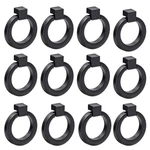 Bonsicoky Round Cabinet Ring Pull Handles Single Hole 12PCS, Black. Fixed Price $37.39.