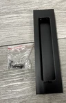 Deltana FP7178U19 Solid Brass 7" Tall Flush Sliding Door Pull,flat Black. Fixed Price $14.99.