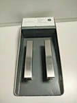 3" Square Pull 2PK Satin Nickel - Threshold Nib. Fixed Price $15.19.