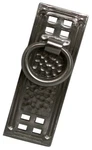 Emtek 86042US15 Arts And Crafts Hammered Vertical Ring Cabinet Pull Satin Nickel. Fixed Price $21.58.