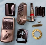 Kwikset Halo Wi-fi Enabled Deadbolt Smart Lock Satin Nickel. Fixed Price $59.00.