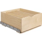 21" Wood Single Drawer Cookware Rollout - Hardware For Kitchen & Bath. Fixed Price $469.75.