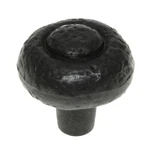 Hickory Hardware Refined Rustic Black Iron 1/4" Hammered Cabinet Knob P3002-BI. Fixed Price $9.69.