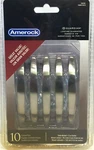 New! 10 Amerock Arch Bar Cabinet Pulls, Satin Nickel, 3 Inch Center. Fixed Price $5.89.