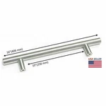 Stainless Steel Door Bar Kitchen Cabinet Drawer Handle Pull Knobs Hardware Lot. Fixed Price $54.97.