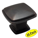 *25 Pack* Cosmas Cabinet Hardware Oil Rubbed Bronze Square Knobs #4391ORB. Fixed Price $53.89.