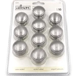 10 Pack Amerock Allison Ridged Satin Nickel 1/4" Knob AL-315. Fixed Price $22.45.