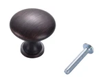 Lot Of 25 Mushroom Kitchen Cabinet Knobs Orb Oil Rubbed Bronze 1/4 #61693. Fixed Price $26.05.