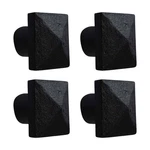 Iron Cabinet Hardware Knob Pull Square Black 1/4" Pack Of Renovators Supply. Fixed Price $55.99.