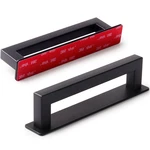 Rvpekupe Adhesive Cabinet Handles Stick On Overall Length 6", Black. Fixed Price $12.48.