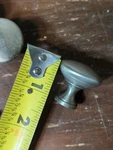 Richelieu Hardware 1-1/4 In. Brushed Nickel Contemporary And Modern Knob Lot 10. Fixed Price $35.00.