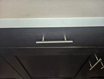 Anvil Mark 2491940 Cabinet Pull Bar 5-3/8" Satin Nickel (5 Pack). Fixed Price $17.95.