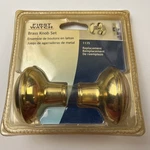 First Watch Polished Brass Passage Door Knob Set Replacement #1135. Fixed Price $12.99.