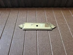 Belwith Keelerhickory Polished Brass A18 Solid Cabinet Knob Pull Backplate. Fixed Price $6.59.