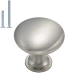 10 Pack Brushed Nickel Cabinet Knobs, Single Hole Dresser Pulls, Satin. Fixed Price $31.99.