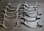 Lot Of 10 Chrome Spoon Foot Cabinet Knob Pulls Silver, 5" Used. Fixed Price $15.99.