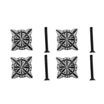 Iron Cabinet Knob Pewter Finish Target Design Hardware Pack Of 4. Fixed Price $61.99.