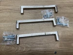 Lot OF3 Belwith B077990SN Coventry 6-5/16" Center Cabinet Handle ,read. Fixed Price $19.79.